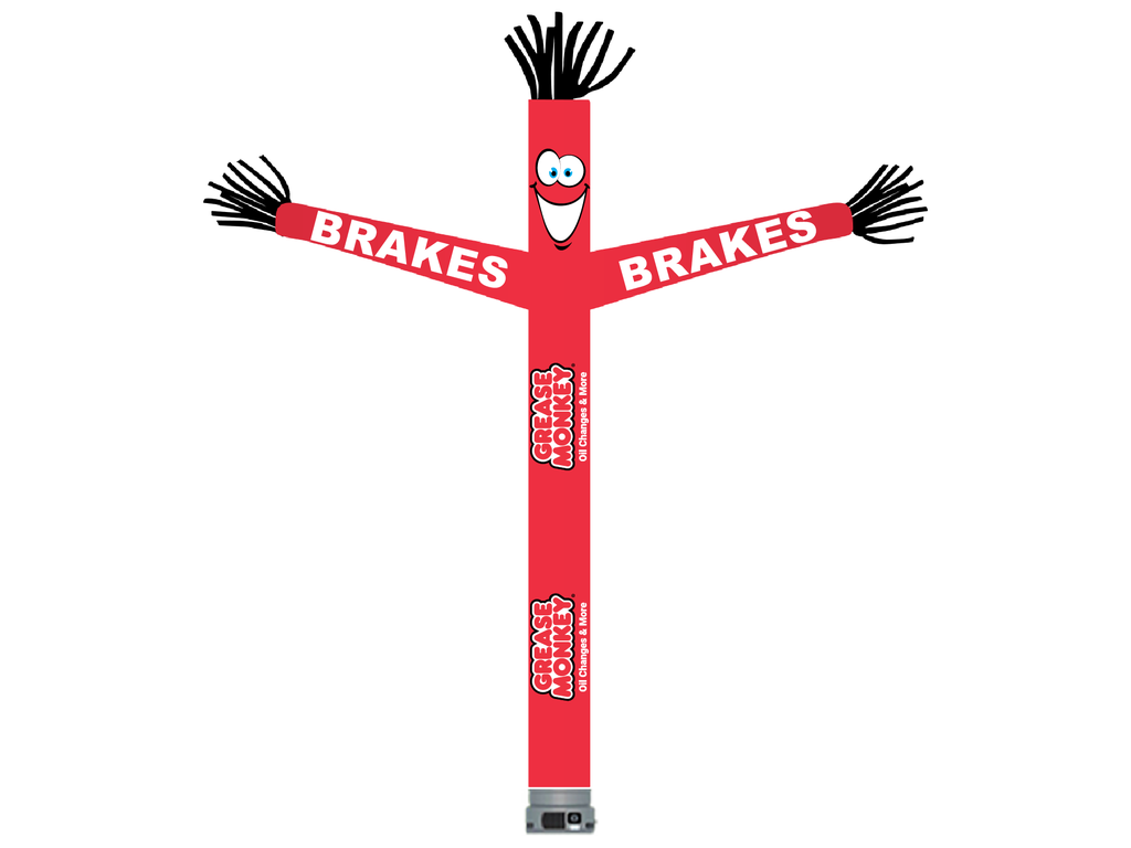 18' FullSpeed Automotive Grease Monkey Brakes Tube Dancer Fabric Only (with face & arms)