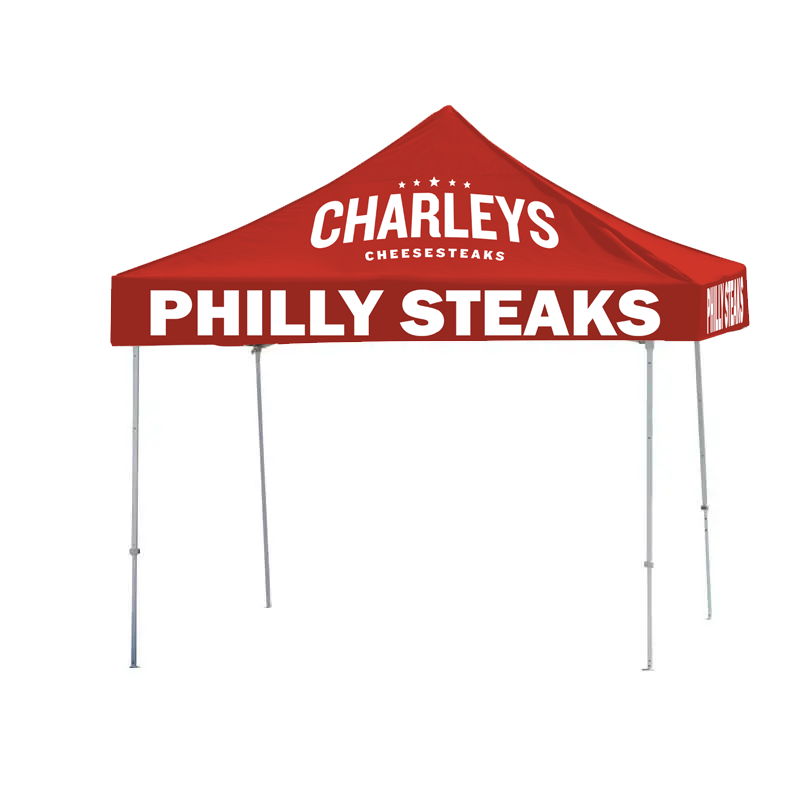 Kit for 10' x 10' Charleys Philly Steaks Red Logo Tent