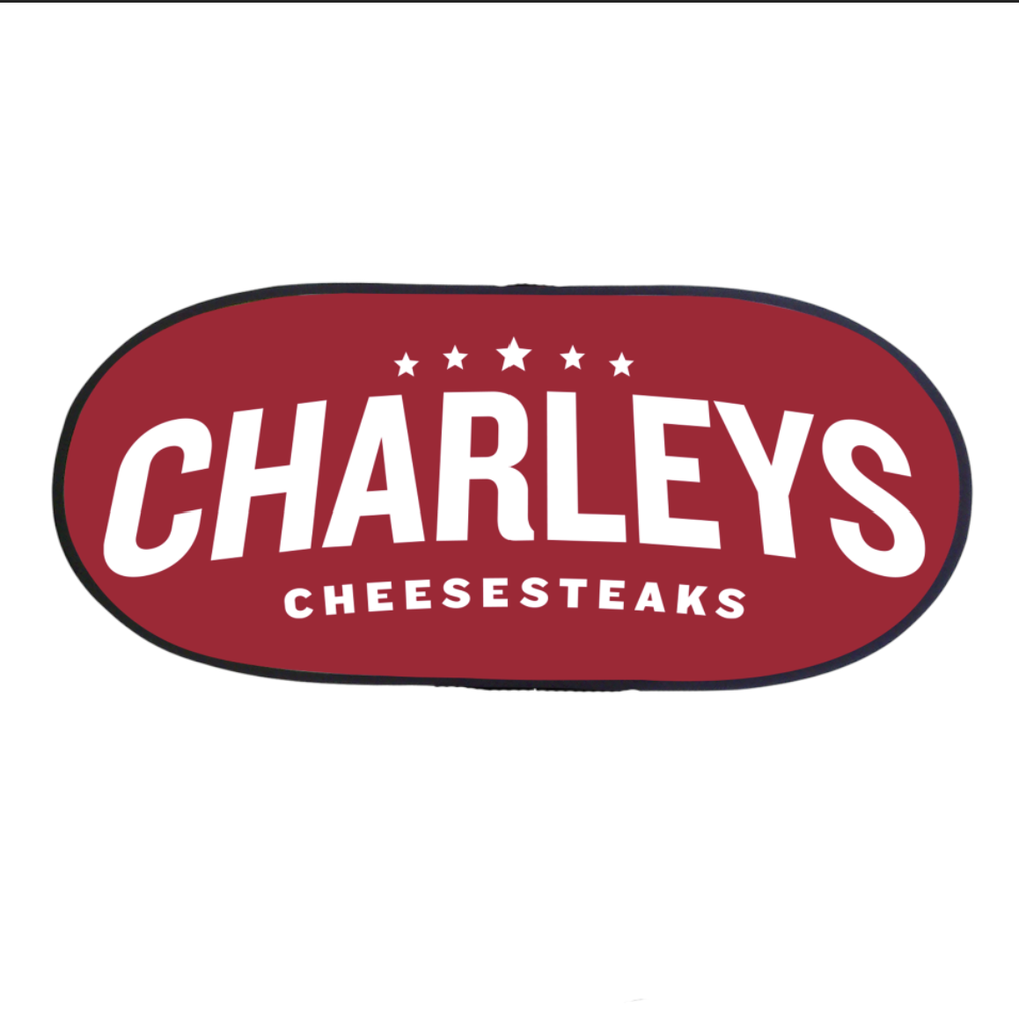 3' x 6' Charleys Red Logo Shaker Sign 